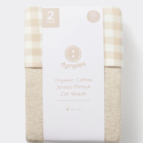 Cot fitted sheets cotton